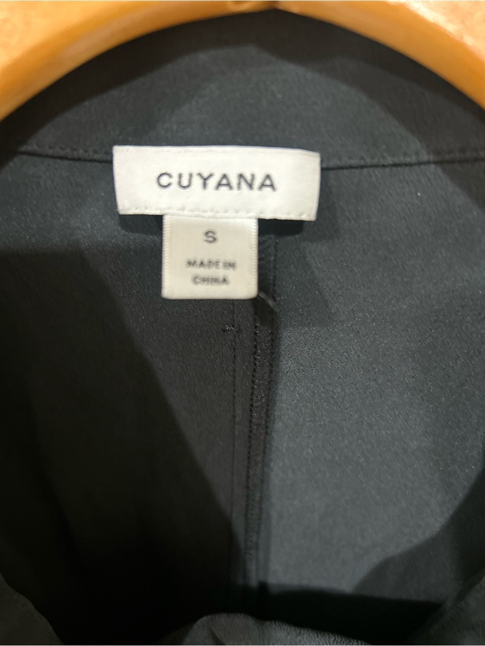 Cuyana Washable Silk Funnel Neck Dress SIZE:SMALL (Flawed) - Picture 3 of 11